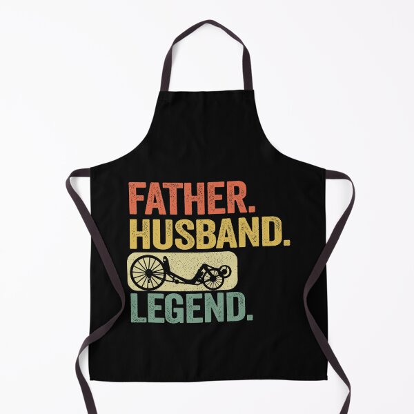 Item preview, Father Husband Recumbent Legend Funny Recumbent Bike designed and sold by Stronzi.