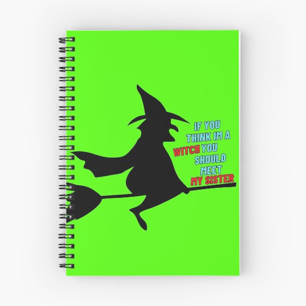 Item preview,  If You Think Im A Witch You Should Meet My Sister - Blue And Red designed and sold by nakavt.