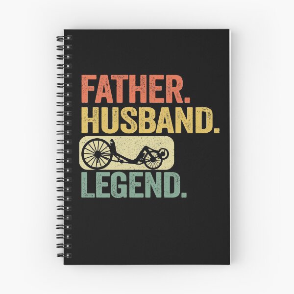 Item preview, Father Husband Recumbent Legend Funny Recumbent Bike designed and sold by Stronzi.