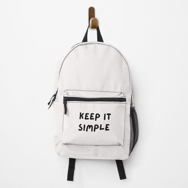 Item preview, Keep It Simple. Text only design. Black text. Capitals. designed and sold by JellyBeenzz.