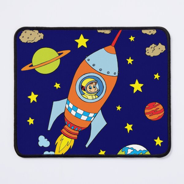 Item preview, Space Rocket Moon Rocket Spaceship Astronaut designed and sold by samshirts.