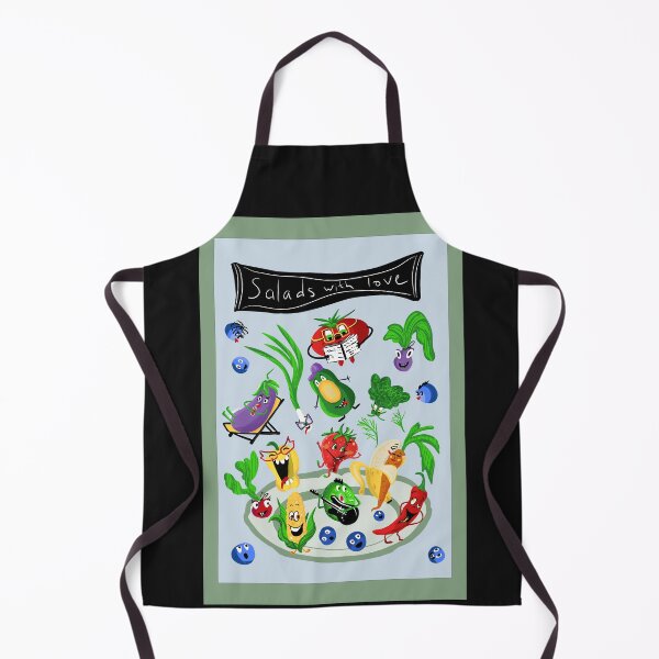 Item preview, salad recipe, salads with love designed and sold by AvotArt.