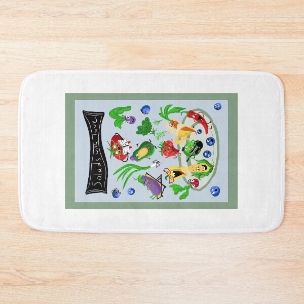 Item preview, salad recipe, salads with love designed and sold by AvotArt.