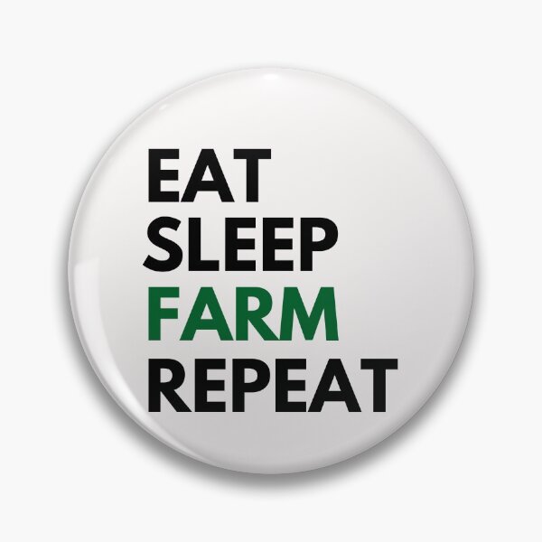Item preview, Eat Sleep Farm Repeat designed and sold by BhavyaBathla.