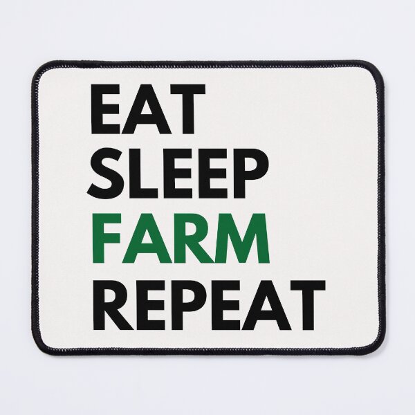 Item preview, Eat Sleep Farm Repeat designed and sold by BhavyaBathla.