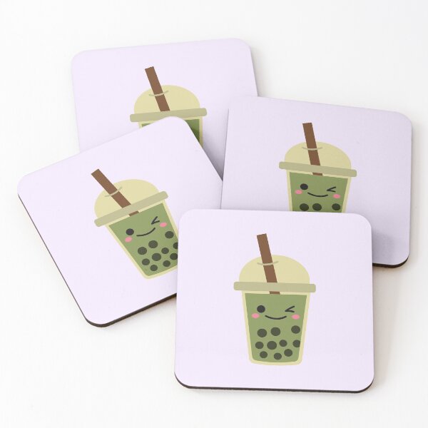 Item preview, Kawaii Matcha Milk Tea designed and sold by Paper Hearteu.