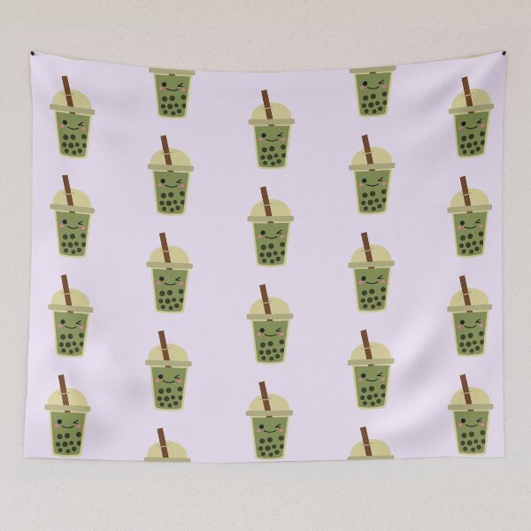 Item preview, Kawaii Matcha Milk Tea designed and sold by Paper Hearteu.