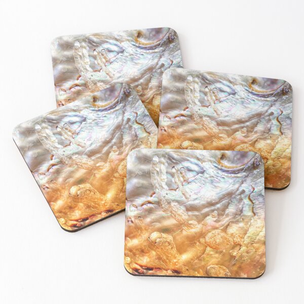 Item preview, IMAGE PRINT ONLY Art in Nature Abalone Shell Natural Art Cosmic Sea Turtles and Friends designed and sold by Beachy.