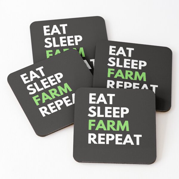 Item preview,  Eat Sleep Farm Repeat designed and sold by BhavyaBathla.