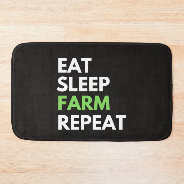 Item preview,  Eat Sleep Farm Repeat designed and sold by BhavyaBathla.