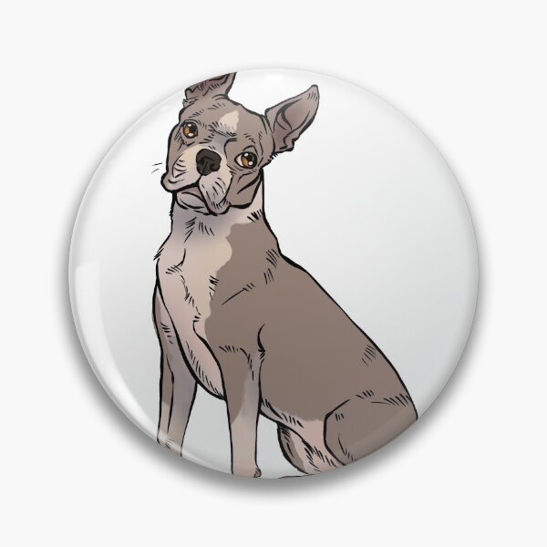 Item preview, Lilac Boston terrier sitting designed and sold by Petcetera.