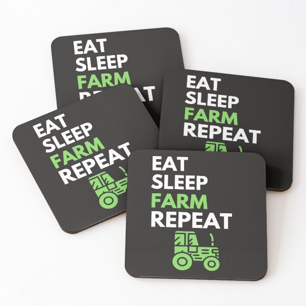 Item preview,  Eat Sleep Farm Repeat designed and sold by BhavyaBathla.