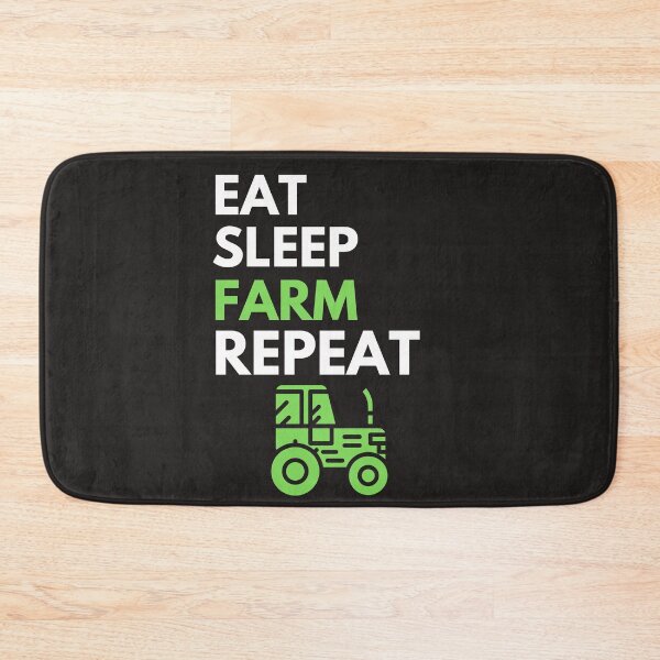 Item preview,  Eat Sleep Farm Repeat designed and sold by BhavyaBathla.