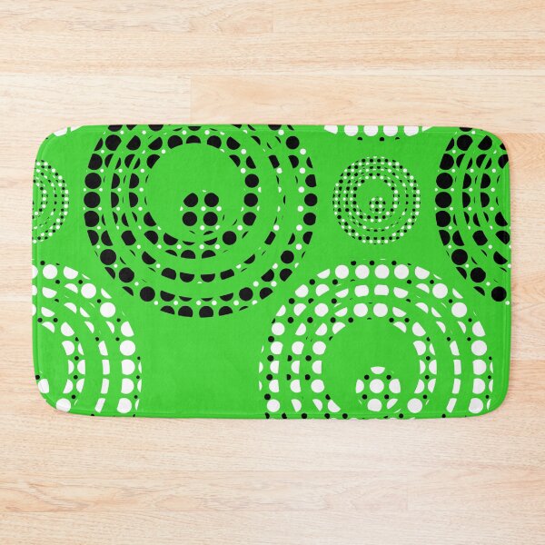 Item preview, Dotted Spirals 2 Green Repeat 5748 designed and sold by Art in My Loft.