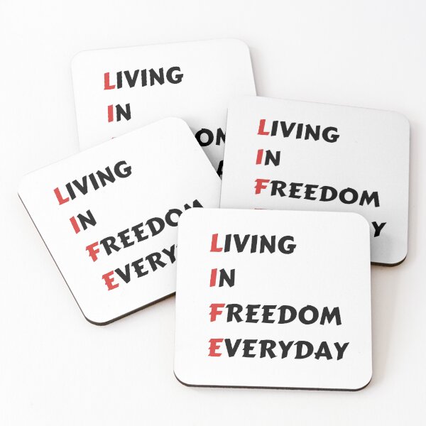 Item preview, Living in freedom everyday (life) designed and sold by YSINSHOP ⭐⭐⭐⭐⭐.