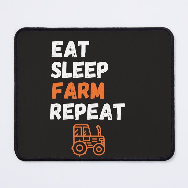 Item preview, Eat Sleep Farm Repeat designed and sold by BhavyaBathla.