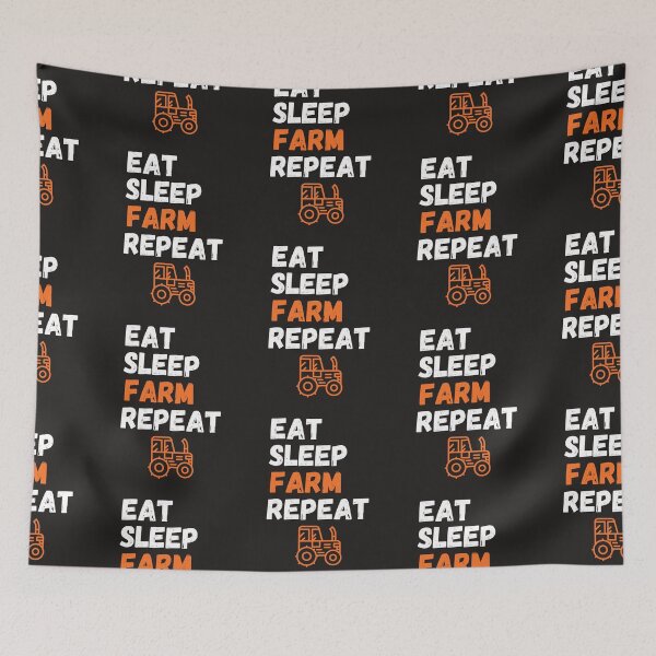 Item preview,   Eat Sleep Farm Repeat designed and sold by BhavyaBathla.