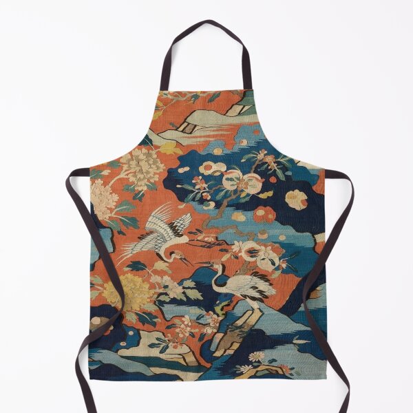 Item preview, Japanese Cranes and Blossoming Trees designed and sold by VilaPropuh.