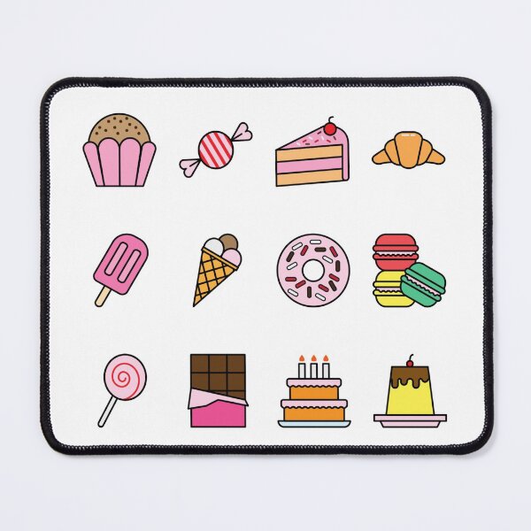 Item preview, cake bakery dessert stickers pack designed and sold by KODGraphics.