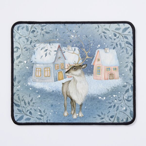 Item preview, Winter deer xmas designed and sold by ArtStyleAlice.