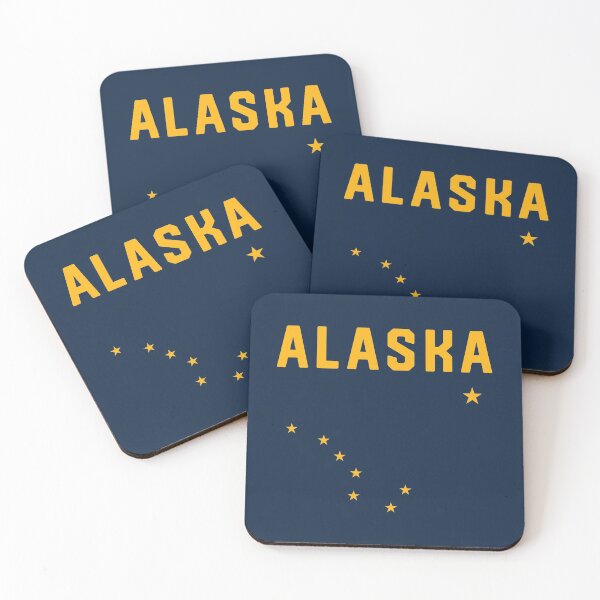 Item preview, I Love Alaska Minimalist State Flag designed and sold by toutwearapparel.