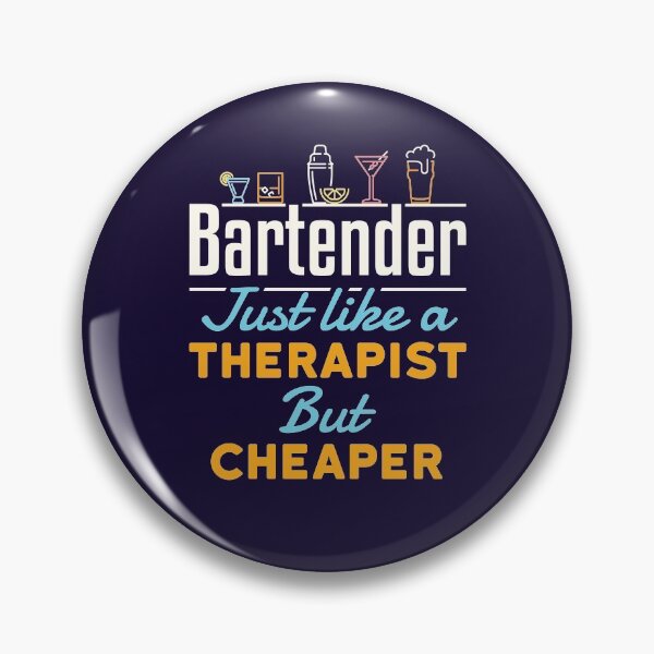 Item preview, Bartender Just Like a Therapist but Cheaper designed and sold by jaygo.
