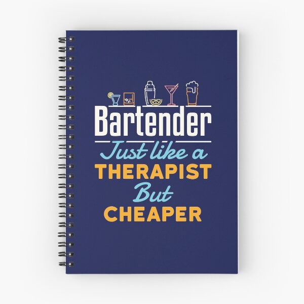 Item preview, Bartender Just Like a Therapist but Cheaper designed and sold by jaygo.