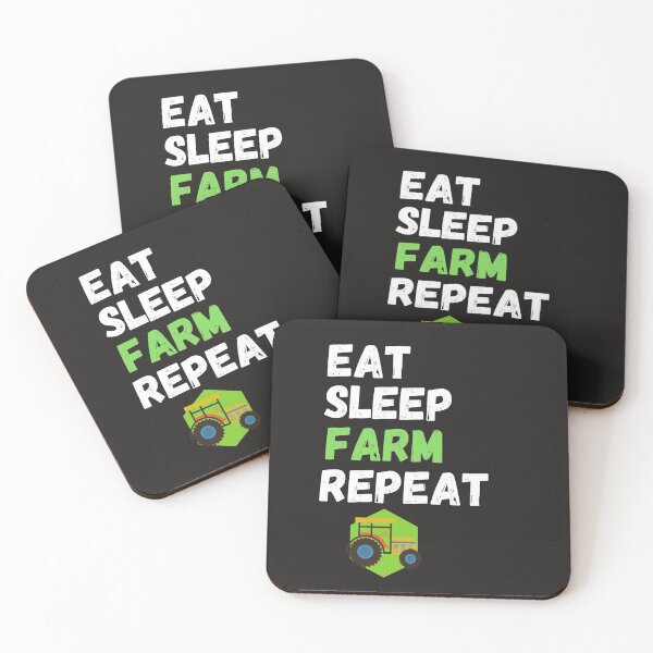 Item preview,   Eat Sleep Farm Repeat designed and sold by BhavyaBathla.