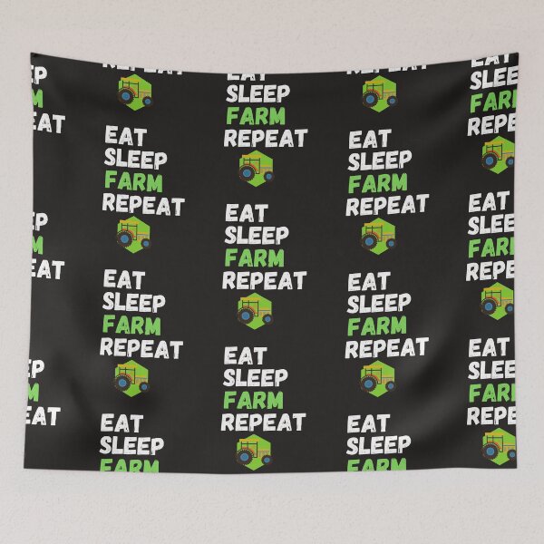 Item preview,   Eat Sleep Farm Repeat designed and sold by BhavyaBathla.