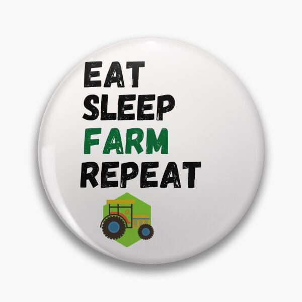 Item preview,   Eat Sleep Farm Repeat designed and sold by BhavyaBathla.