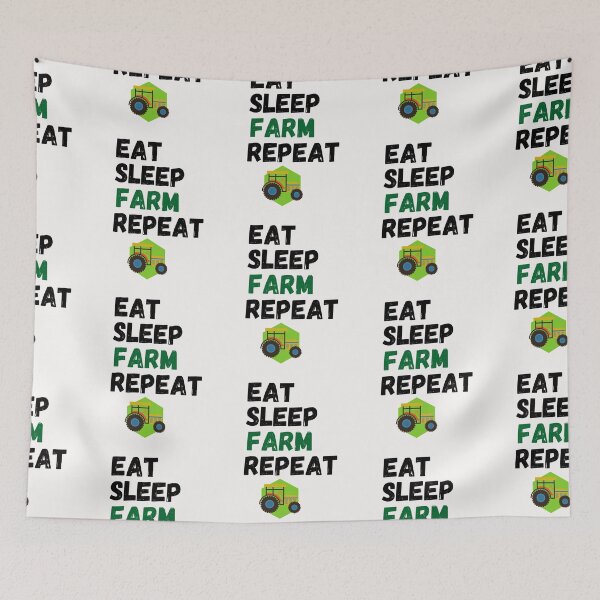 Item preview,   Eat Sleep Farm Repeat designed and sold by BhavyaBathla.
