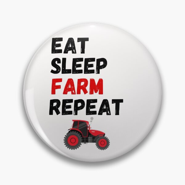 Item preview, Eat Sleep Farm Repeat designed and sold by BhavyaBathla.