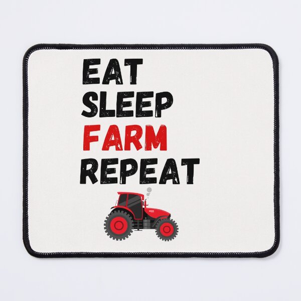 Item preview, Eat Sleep Farm Repeat designed and sold by BhavyaBathla.