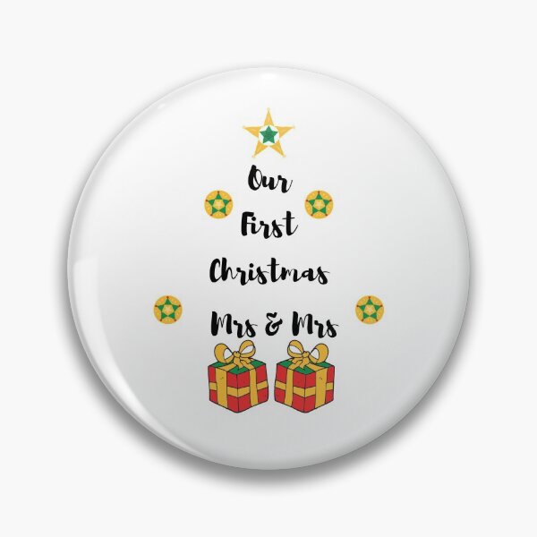 Item preview, Our first Christmas Mrs and Mrs designed and sold by VV-2020.