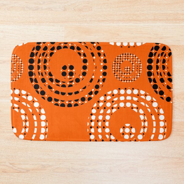 Artikelvorschau, Dotted Spirals 2 Orange Repeat 5748 entworfen und verkauft von Art in My Loft.