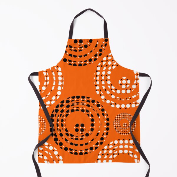 Item preview, Dotted Spirals 2 Orange Repeat 5748 designed and sold by Art in My Loft.