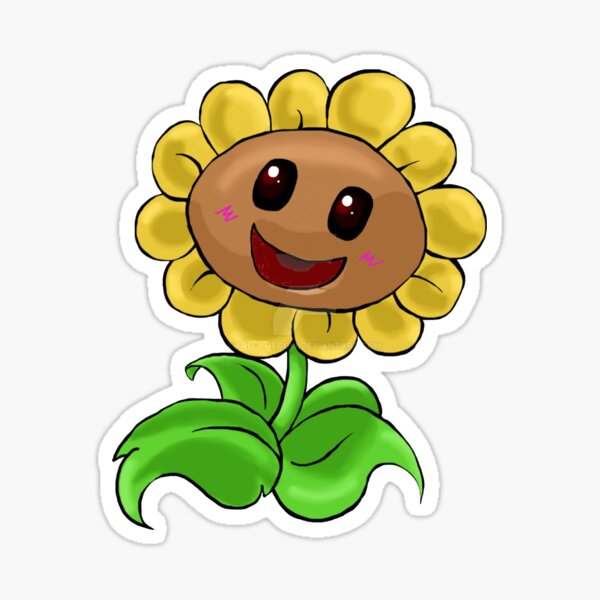 Sunflower PVZ Sticker