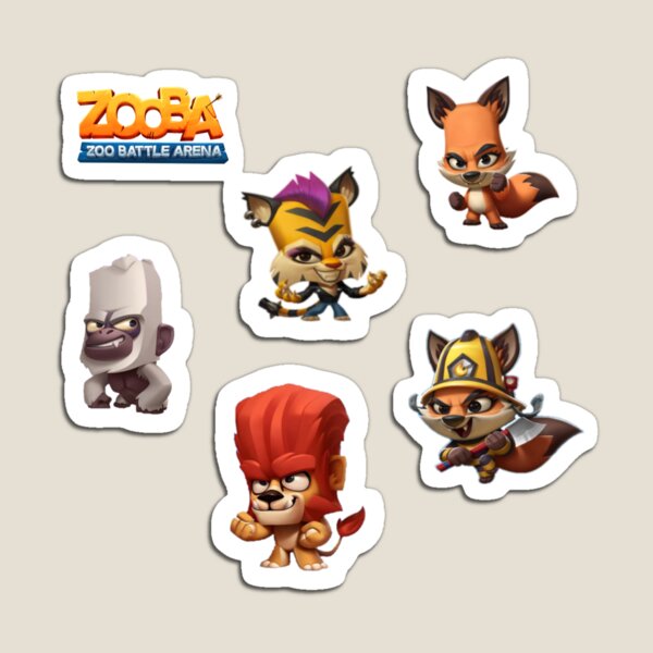 Item preview, zooba sticker pack designed and sold by bhaviniiii.