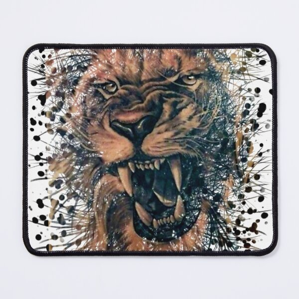 Item preview, Fierce lions face designed and sold by attracdionz.