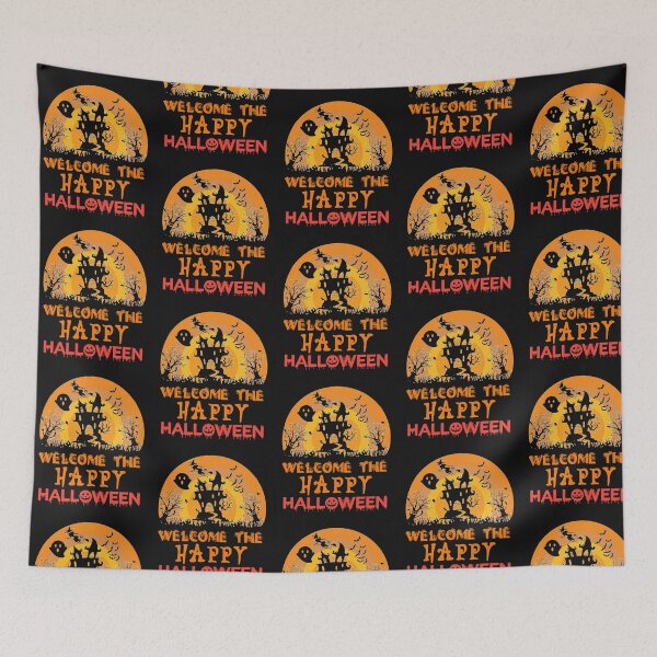 Item preview, WELCOME THE HAPPY HALLOWEEN  designed and sold by The Nova Prints .