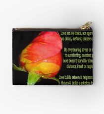 "A LOVING HEART" Photo and Poem By Toni Kane.... Studio Pouch