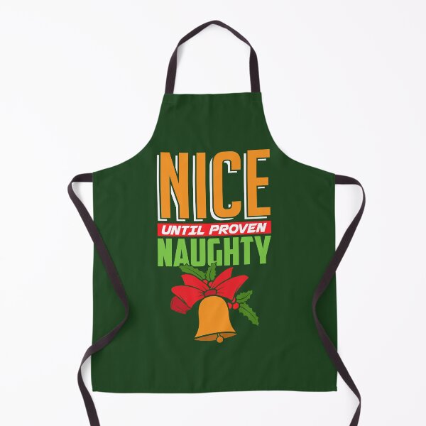 Item preview, Nice Until Proven Naughty Festive Christmas Bells designed and sold by HighEndLowCost.