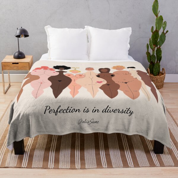 Item preview, White - Perfection is in diversity designed and sold by Julia Sanz.