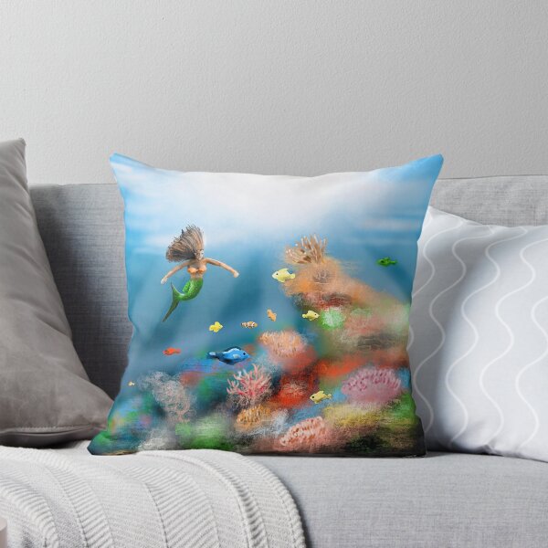 Item preview, Mermaid and Coral Reef designed and sold by Drew Golden.
