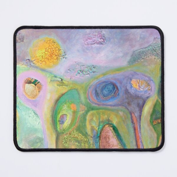 Item preview, Evening Sun, abstract mixed media, designed and sold by Claire Cooper-Walsh.