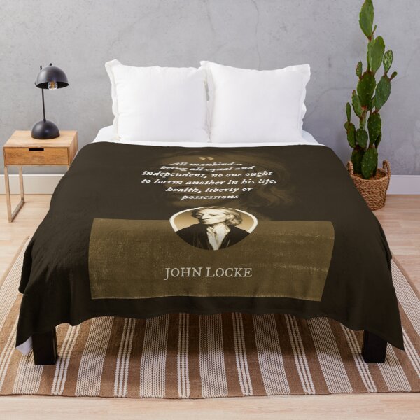 Item preview, John Locke - All mankind... being all equal and independent, no one ought to harm another in his life, health, liberty or possessions designed and sold by Syahrasi.