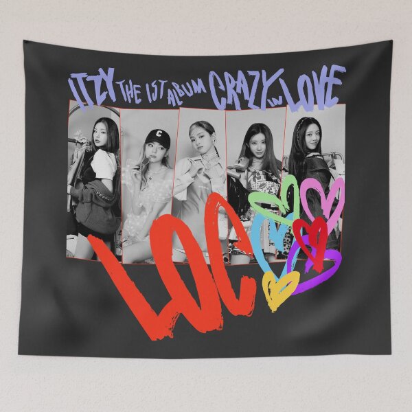 Item preview, ITZY CRAZY IN LOVE Album Cover designed and sold by helloharu.