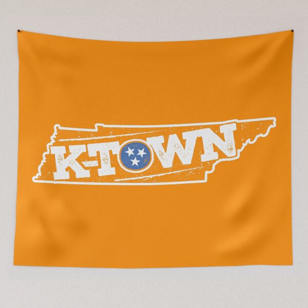 Item preview, K-Town Tennessee (White and Blue on Orange) designed and sold by Justin Ellis.