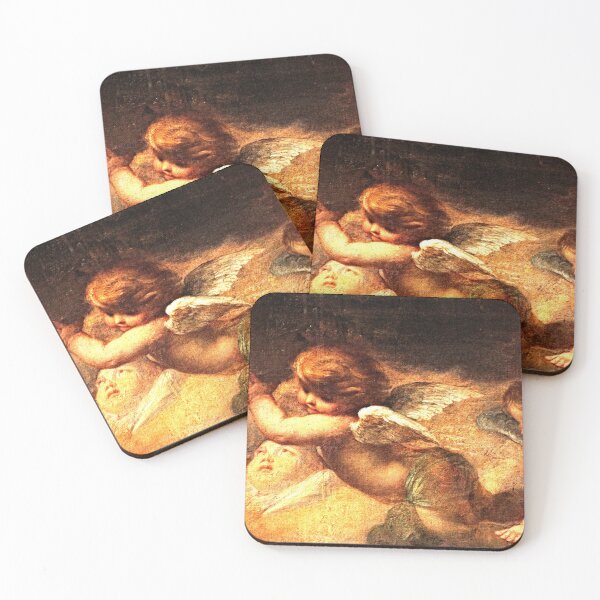 Item preview, Angels Cherubs Antique Painting designed and sold by worldways.