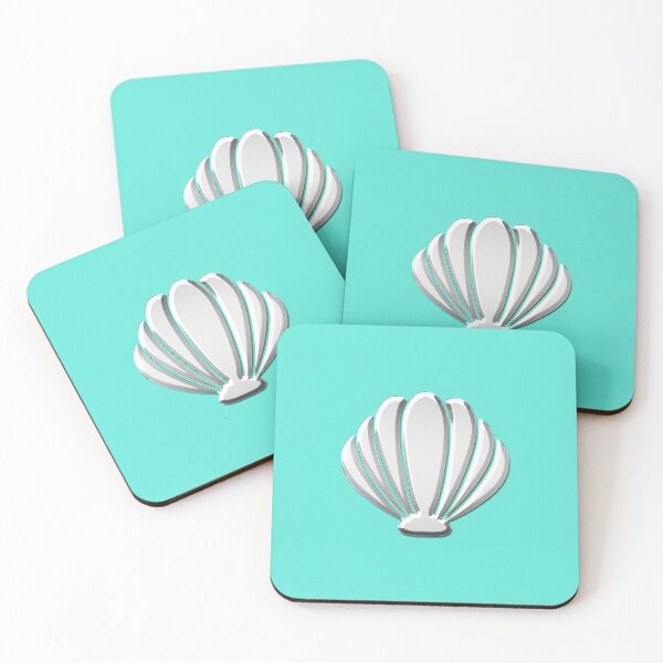 Item preview, Mermaid Shell Chrome Metallic  designed and sold by PrettyPage.